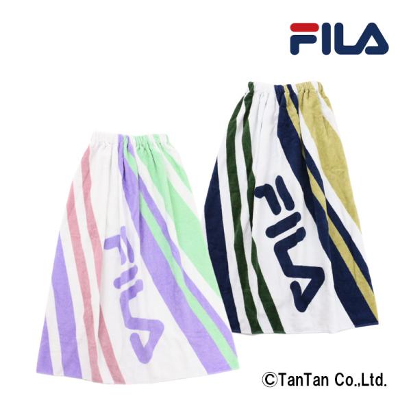 20％OFFセール FILA フィラ ラップタオル キッズ 巻きタオル お着替え プール 海 綿10...