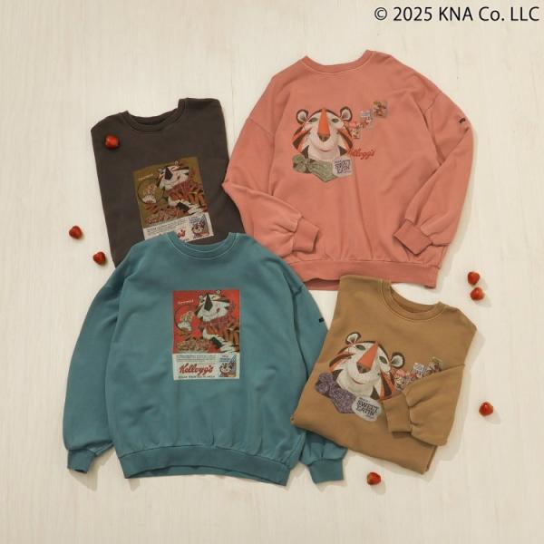 30％OFFセール 大人サイズケロッグ柄 トレーナー Kellogg's M Lサイズ レディース ...