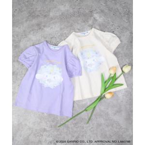 30％OFFセール サンリオコラボ Tシャツ 半袖 シナモロール 女の子 キッズ ベビー シナモン 子供服 80-130cm ラポシェビスキュイ K 2502 59 爆買