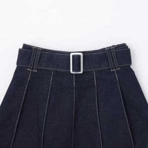 30%OFFセール デニムプリーツスカート イ...の詳細画像5