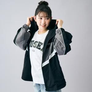 10%OFFセールルーズラインブルゾン はっ水...の詳細画像4