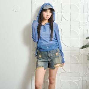 30%OFFセール ショートパンツ ダメージデ...の詳細画像1