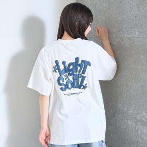 送料込み 半袖Tシャツ バックロゴ 綿100%...の詳細画像1