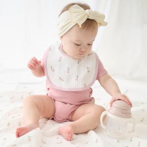 ガーゼスタイ 2枚セット プティマイン 男の子...の詳細画像2