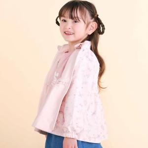 リバーシブル ウインドブレーカー 撥水加工 花...の詳細画像3