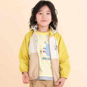 リバーシブル ウインドブレーカー 撥水加工 車...の詳細画像1