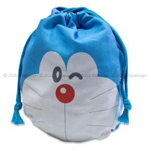 ドラえもん ダイカット巾着 約18×22cm HDR5-730 サックス 日本製 きんちゃく 袋 小物入れ Doraemon｜kidstown-tk