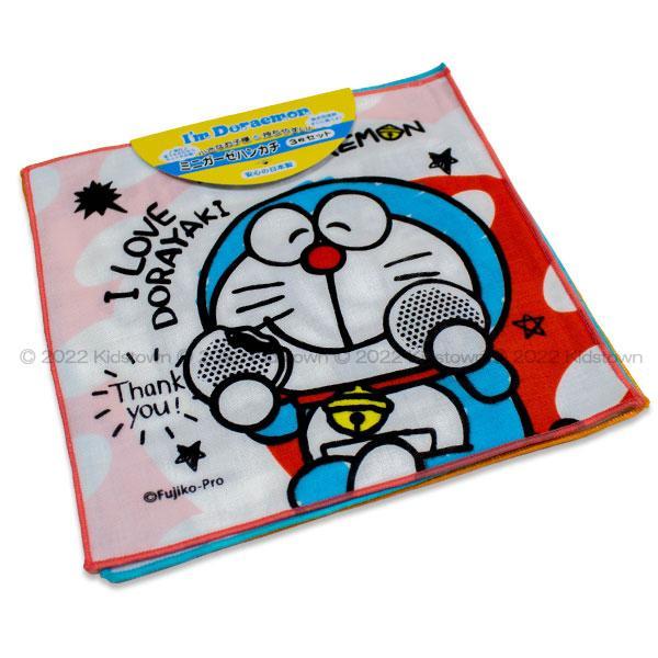 ドラえもん ミニガーゼハンカチ3枚組 約18×18cm 綿100％ I’m Doraemon タオル...