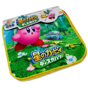 星のカービィ ミニタオル3枚組 ディスカバリー柄 約16×16cm ポリエステル60％ 綿40％ タオル タオルハンカチ ハンカチタオル プチタオル 2023年