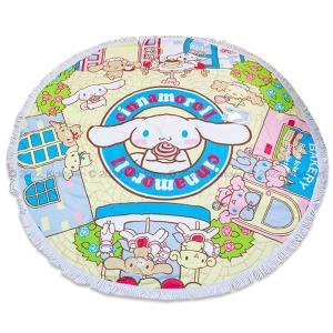 シナモロール 円形 タオルケット 約150×160cm お昼寝ケット