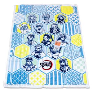 鬼滅の刃 お昼寝ケットb 約85×115cm タオルケット おひるね