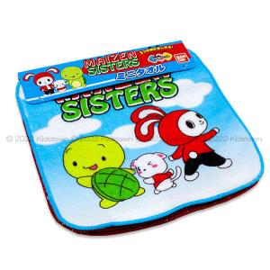 まいぜんシスターズ ミニタオル3枚組 約16×16cm ポリエステル60％・綿40％