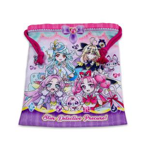 名探偵プリキュア 巾着 S 約18cm×21c...の詳細画像1