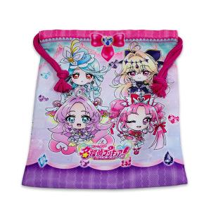 名探偵プリキュア 巾着 S 約18cm×21c...の詳細画像2