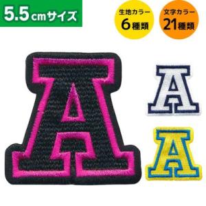 縦5.5cmサイズ アルファベット ワッペン 【...の商品画像