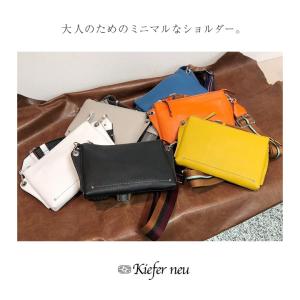 【在庫売切りセール】Kiefer neu【キーファーノイ】ショルダークラッチ ウォレット 財布 メンズ レザー カジュアルバッグ 直営店 チャオシリーズ (KFN5200o)｜kiefer