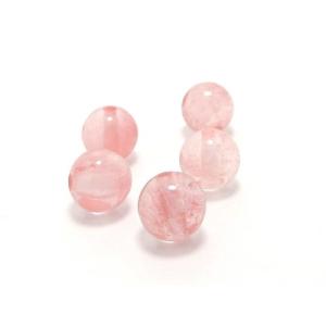 パワーストーン天然石ビーズ粒売り チェリークォ...の詳細画像1