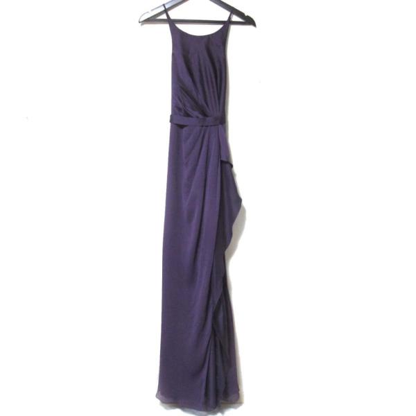 美品 White by Vera Wang ホワイトヴェラウォン ロング丈 マキシ丈 ドレープデザイ...