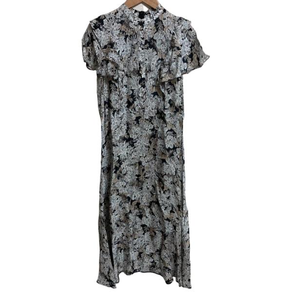 良品 22SS allureville アルアバイル フラワープリント フリルスリーブ ワンピース ...