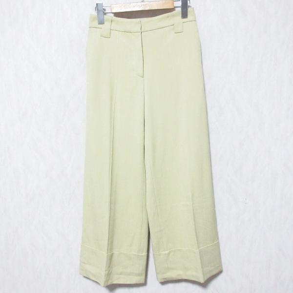 美品 BAUM UND PFERDGARTEN バウムウンドヘルガーデン ストレッチ ワイドパンツ ...