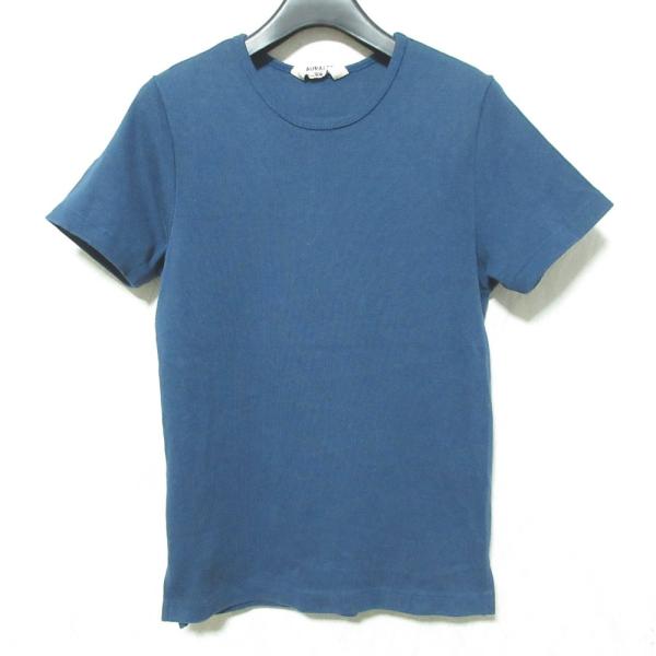 美品 AURALEE オーラリー ロンハーマン別注 リブショートスリーブカットソー Tシャツ A9S...