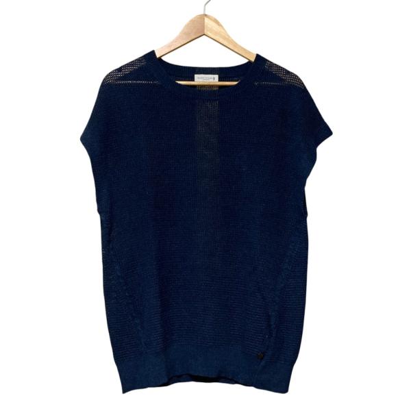 美品 MACKINTOSH LONDON マッキントッシュ グレーズ麻ベスト ニット カットソー G...