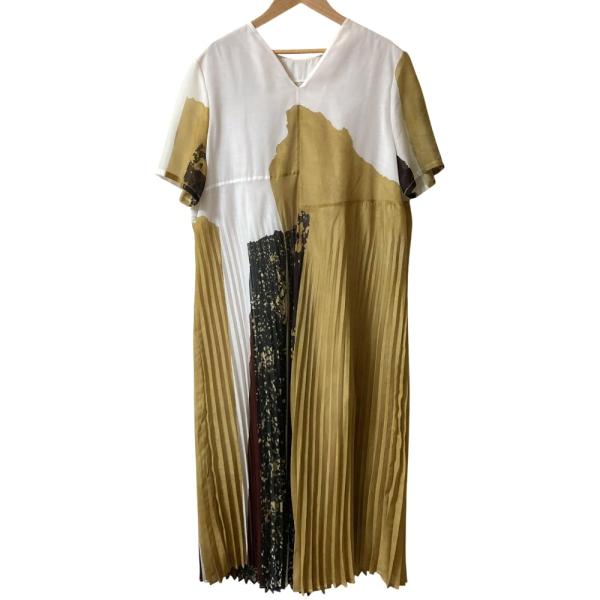 良品 AMERI VINTAGE アメリヴィンテージ FUDE ART PLEATS DRESS ワ...