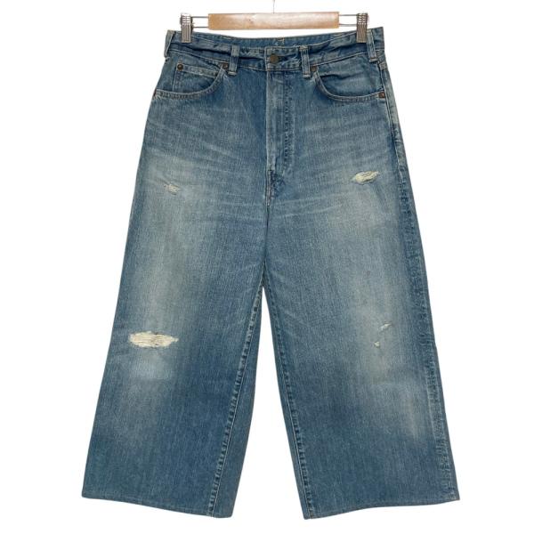 45R フォーティファイブアール ワイド クロップドデニムパンツ 50960453 サイズ30 ブル...