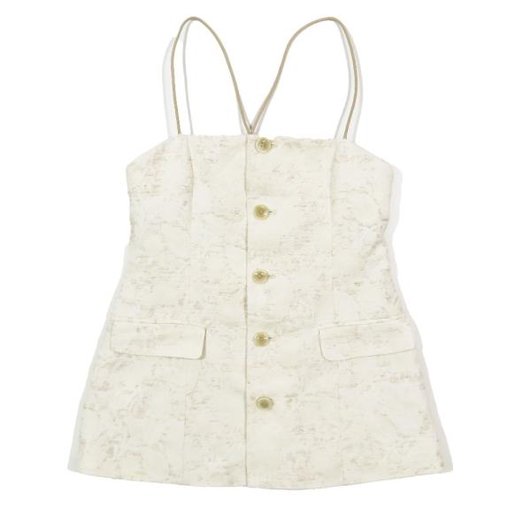 新品同様 25SS SOULEIADO ソレイアード ボタニカルジャガード ビスチェ チューブトップ...