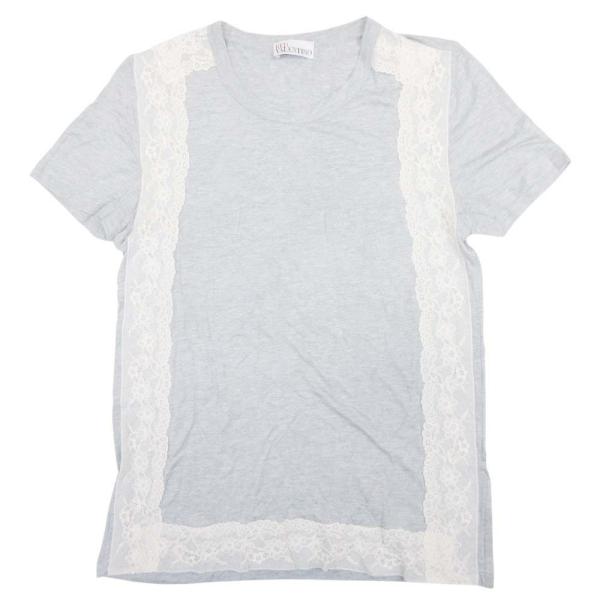 RED VALENTINO レッドヴァレンティノ ケミカルレース 刺繍 Tシャツ カットソー トップ...