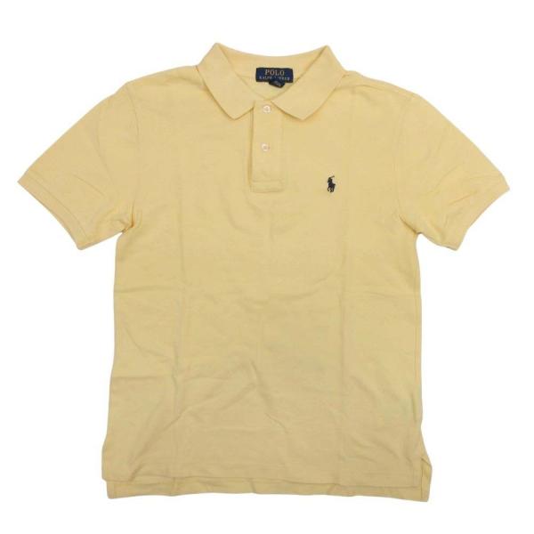 美品 POLO RALPH LAUREN ポロラルフローレン 半袖 ポニー刺繍 鹿の子 ポロシャツ ...