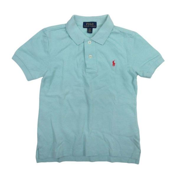 美品 POLO RALPH LAUREN ポロラルフローレン 半袖 ポニー刺繍 鹿の子 ポロシャツ ...