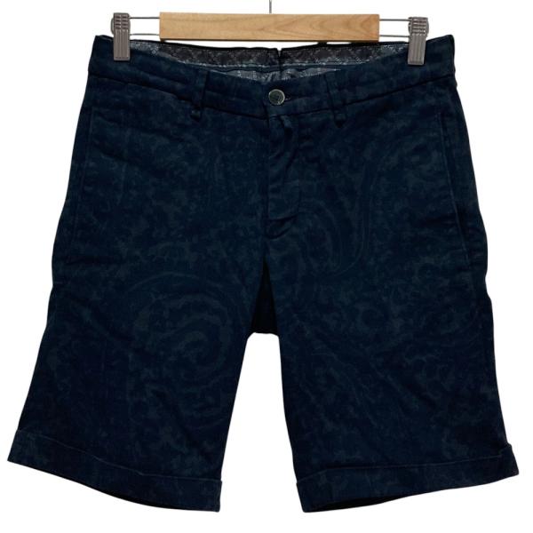 LARDINI ラルディーニ ショートパンツ W29 ネイビー メンズ 古着 中古