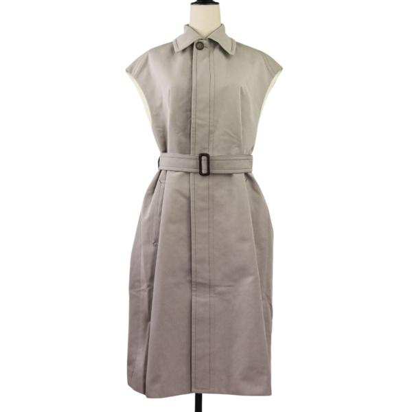 美品 25SS BLAMINK ブラミンク レギュラーカラー スリーブレス コート 7925-230...