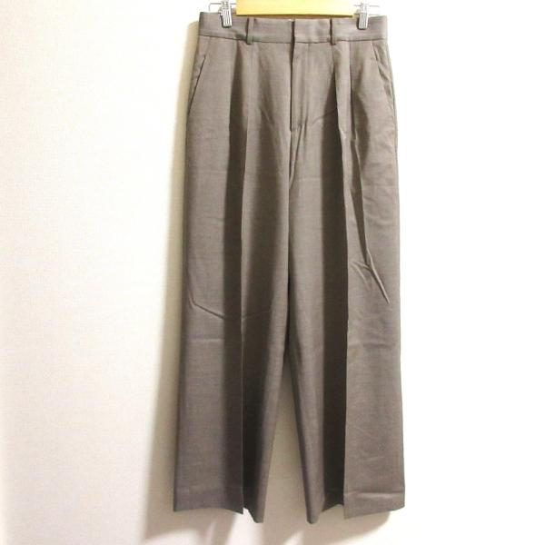 良品 22AW AP STUDIO エーピーストゥディオ REDA社 ウール ハイウエストワイドパン...