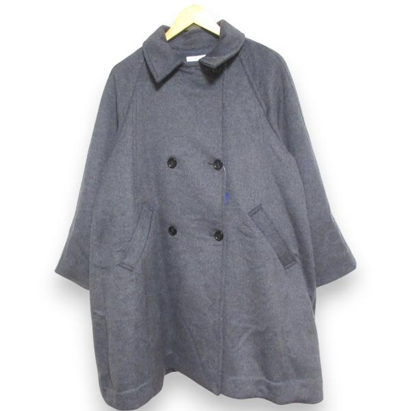 未使用 24AW SIMPLICITE サンプリシテ ウールブレンド Wビーバーテントライン トレン...