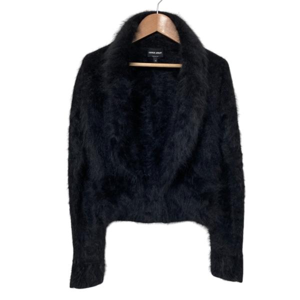 美品 GIORGIO ARMANI ジョルジオアルマーニ  アンゴラファー ジャケット ケープ 38...