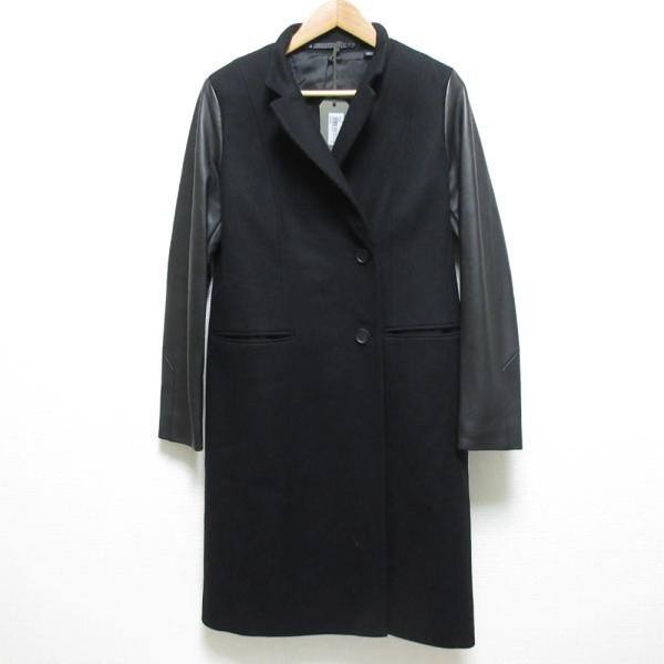 新品同様 23AW ALLSAINTS オールセインツ SIDNEY LEA COAT ウールカシミ...