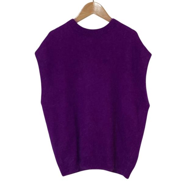 美品 AMERI アメリ BACK TUCK ANGOLA VEST アンゴラブレンド ニットベスト...