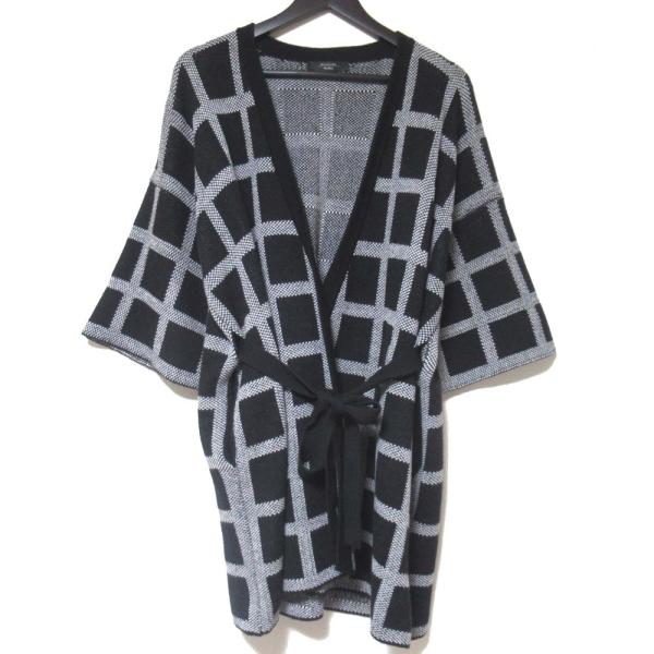 美品 Weekend Max Mara ウィークエンドマックスマーラ ウィンドウペン柄 七分袖 ベル...