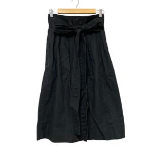 美品 MARC JACOBS マークジェイコブス ミモレ丈 スカート 00 ブラック レディース 古着 中古
