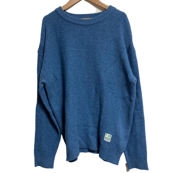 美品 BAYFLOW ベイフロー オーバーダイ サマーニット セーター サイズ3 ブルー メンズ 古...
