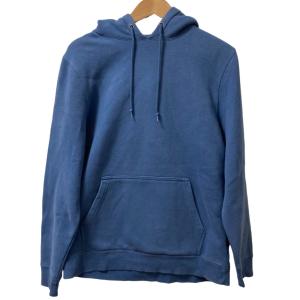 良品 STUSSY ステューシー ロゴ刺繍 プルオーバー スウェット パーカー ブルー メンズ 古着 中古