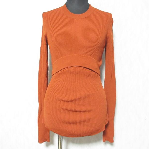 美品 25SS UN3D. アンスリード 2WAY BASIC KNIT TOP リブニット 522...