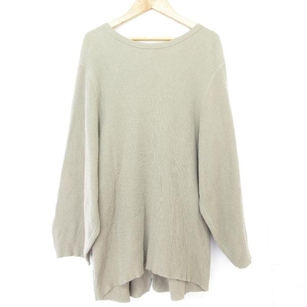 美品 AMERICANA アメリカーナ サーマル ドルマンスリーブ Tシャツ カットソー モカ ベー...