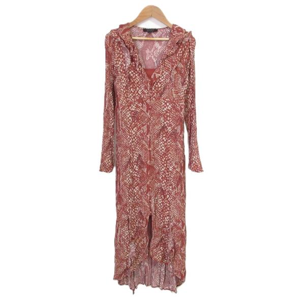 良品 24SS ALLSAINTS オールセインツ LIANA WAIMEA DRESS 楊柳 プリ...
