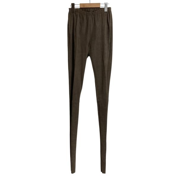 美品 ANN DEMEULEMEESTER アンドゥムルメステール 黒タグ 本人期 ラムレザー ロン...