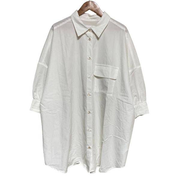 美品 24AW Ameri アメリ ドルマンスリーブ ルーズ ブラウス 0224204910210 ...