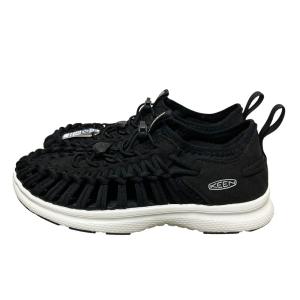 未使用 KEEN キーン UNEEK サンダル オープンエアー スニーカー サイズUS6.5 23.5cm ブラック レディース 古着 中古