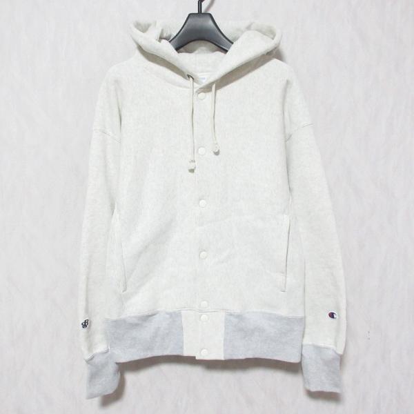 良品 Champion チャンピオン スナップボタン パーカー CWSS116 サイズXS ライトグ...